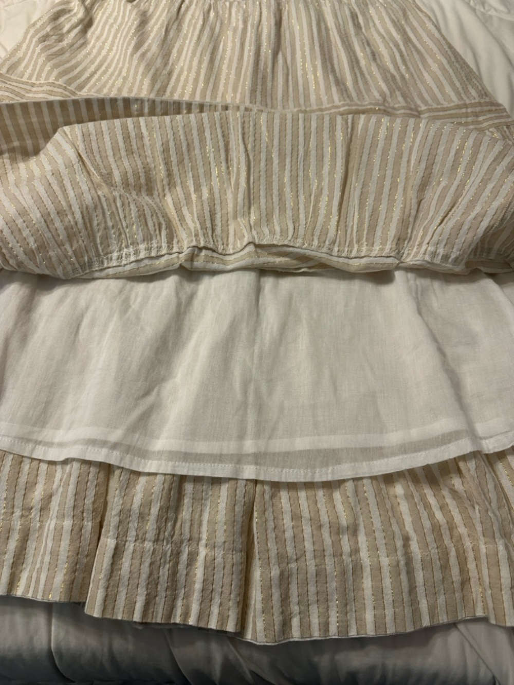 Linda Anderson Sandy Stripes Tiered Sundress - NWOT - Size XL (estimated) - Picture 9 of 14